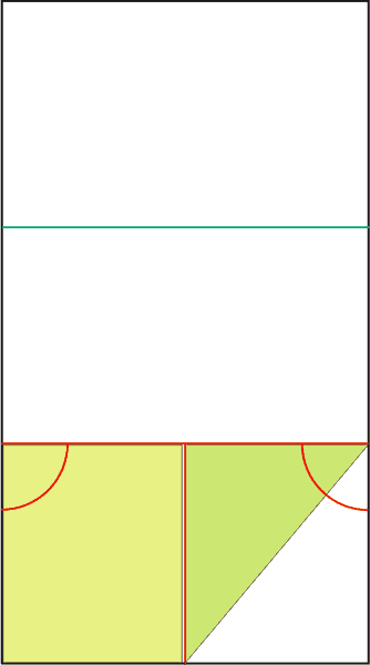 Near wall boast: Two halves of Service Court